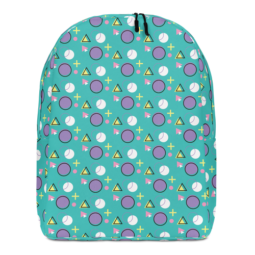Memphis Colorful Pattern 01 Minimalist Backpac