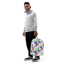 Memphis Colorful Pattern 02 Minimalist Backpack