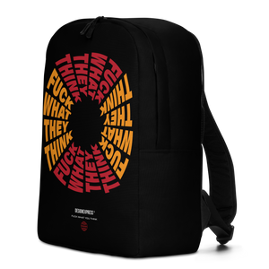 F**ck What They Think Color Minimalist Backpack