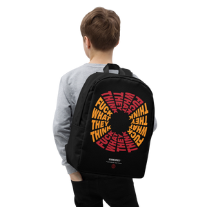 F**ck What They Think Color Minimalist Backpack