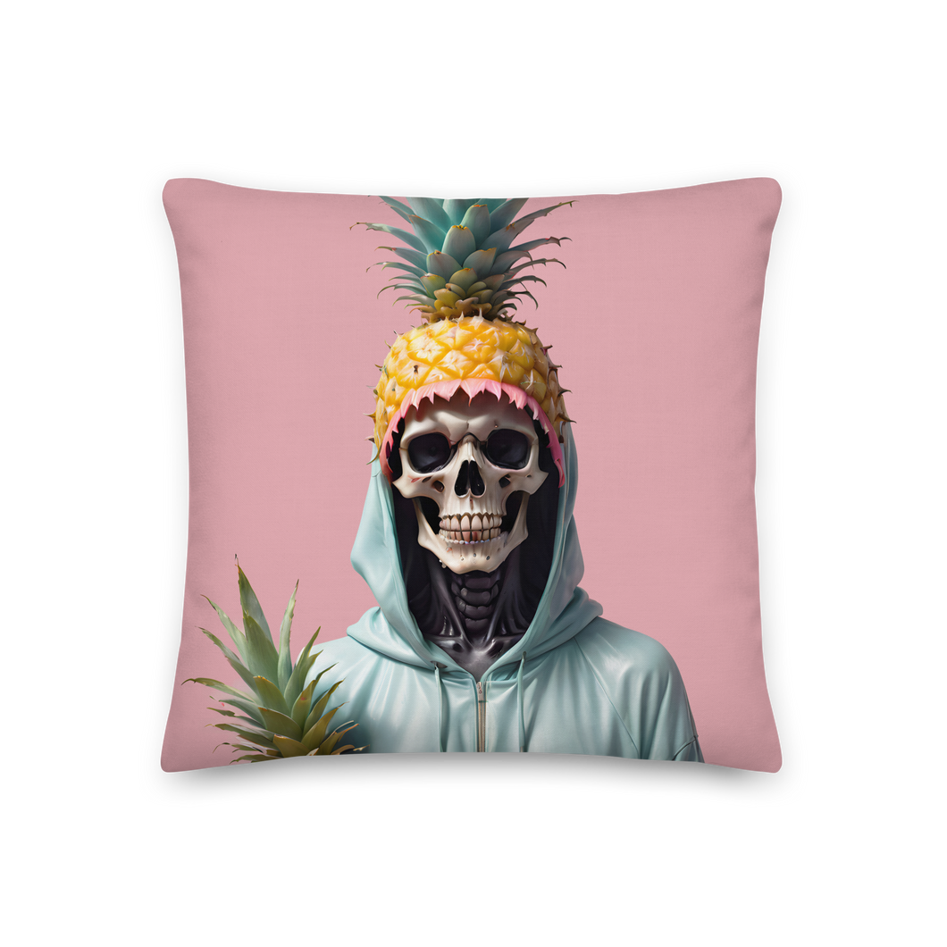 Skull Pineapple Premium Pillow