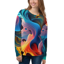 Colorful Swirl Background Unisex Sweatshirt