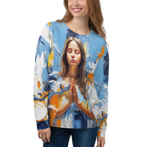 Pray & Forgive Oil Painting Unisex Sweatshirt