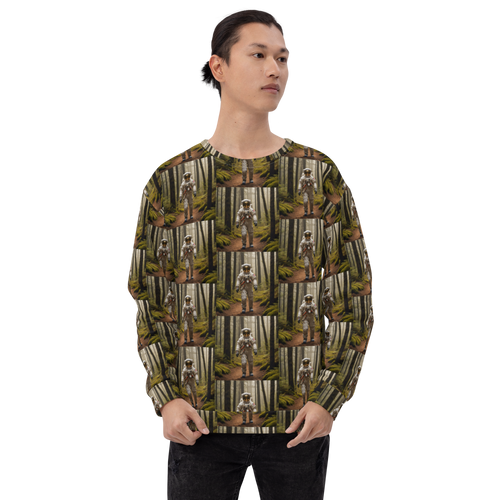 Astronout in the Forest Unisex Sweatshirt