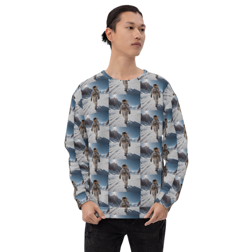 Astronaut Snow Unisex Sweatshirt