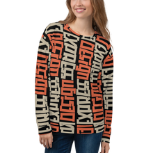 Design Express Typography Pattern All-Over Print Unisex Sweatshirt