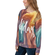 Holiday Wavy Canyon Unisex Sweatshirt