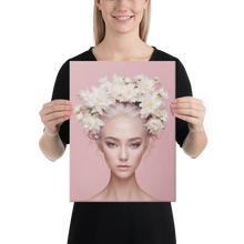 Pink Female Art Canvas Print