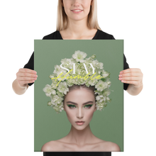 Stay Humble Female Flower Art Canvas Print