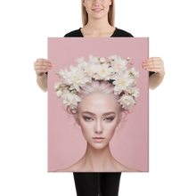 Pink Female Art Canvas Print