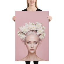 Pink Female Art Canvas Print