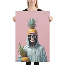 Skull Pineapple Canvas Print