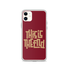 THIS IS THE END? Burgundy iPhone Phone Case