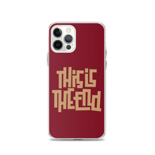 THIS IS THE END? Burgundy iPhone Phone Case
