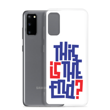 IS/THIS IS THE END? Navy Red Samsung Phone Case