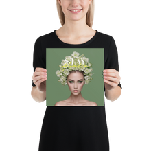 Stay Humble Female Flower Art Poster Print