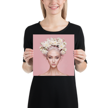 Pink Female Art Poster Print