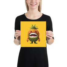 Pineapple Monster Poster Print Art