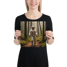 Astronout in the Forest Poster Print