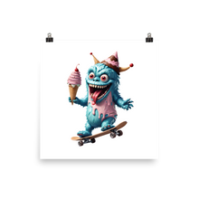 Ice Cream Monster Poster Print