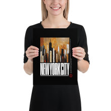 NYC Landscape Painting Poster Print Art