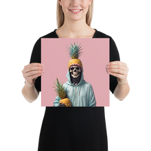 Skull Pineapple Poster Print