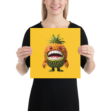 Pineapple Monster Poster Print Art