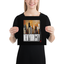 NYC Landscape Painting Poster Print Art