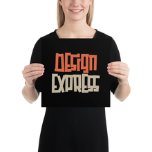 Design Express Typography Poster Print Art