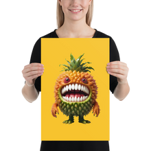 Pineapple Monster Poster Print Art