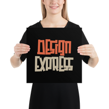 Design Express Typography Poster Print Art