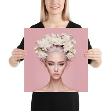 Pink Female Art Poster Print