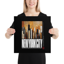 NYC Landscape Painting Poster Print Art