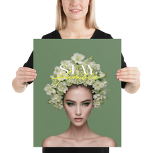 Stay Humble Female Flower Art Poster Print