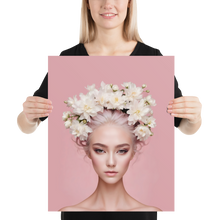 Pink Female Art Poster Print