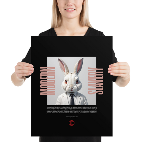 Modern Slavery Poster Print Art