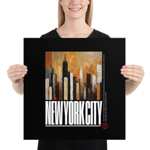NYC Landscape Painting Poster Print Art