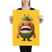 Pineapple Monster Poster Print Art