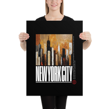 NYC Landscape Painting Poster Print Art