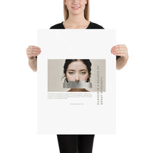 Silence Lao Tzu Poster Print Art