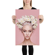 Pink Female Art Poster Print