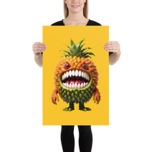 Pineapple Monster Poster Print Art