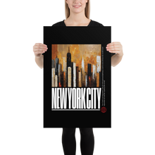 NYC Landscape Painting Poster Print Art