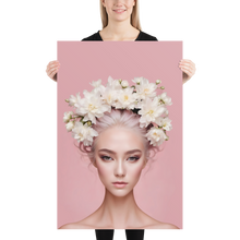 Pink Female Art Poster Print