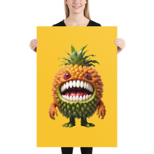 Pineapple Monster Poster Print Art