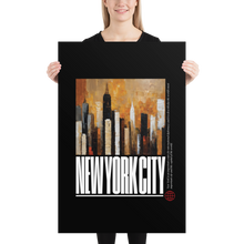 NYC Landscape Painting Poster Print Art