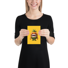 Pineapple Monster Poster Print Art
