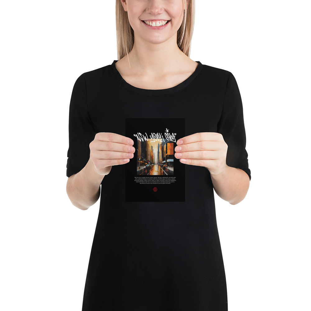 New York City Painting Poster Print Art