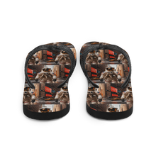 Astronout in the City Flip Flops