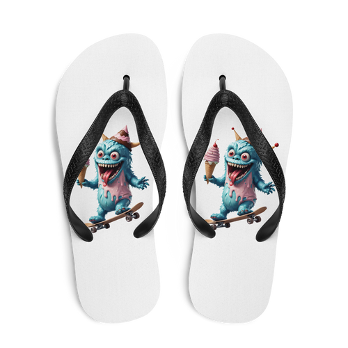 Ice Cream Monster Flip-Flops